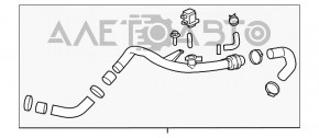 Tubul de intercooler stânga pentru Ford Edge 19- 2.7T, complet asamblat