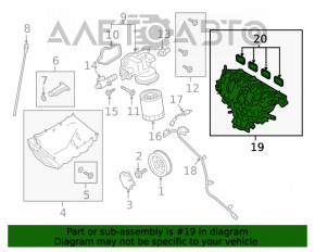 Colector de admisie Ford Edge 19- 2.0T