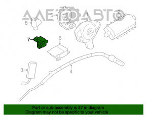 Датчик подушки безопасности передний правый Infiniti Q50 14-