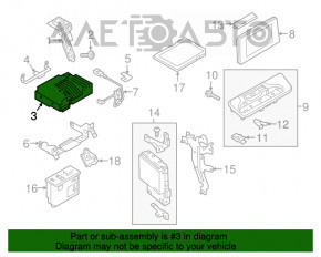 Monitor de navigare afișaj Mazda 6 16-17 SUA