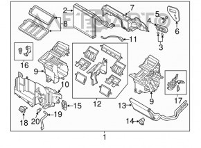 Печка в сборе Mazda CX-5 16