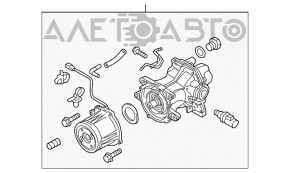 Diferențialul spate reductor Mazda CX-5 17- cu cuplaj