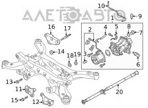 Задний дифференциал редуктор Mazda CX-5 17- 72к