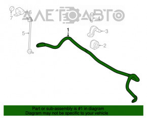 Stabilizatorul frontal Mazda CX-5 17-