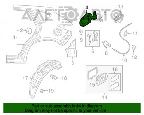 Capacul rezervorului de combustibil Mazda CX-5 17-