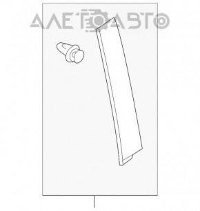 Capac usa spate stanga Mazda CX-5 17- fata, structura, ruptura fixare