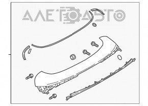 Спойлер двери багажника Mazda CX-5 17-