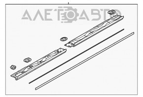 Pragul drept Mazda CX-5 17-