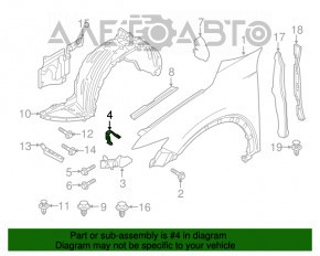 Suport aripi fata stanga superioara Mazda CX-5 17-