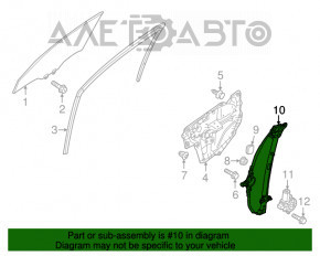 Geam electric cu motor dreapta fata Mazda CX-5 17-