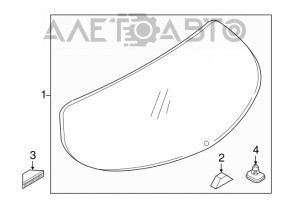 Geam spate portbagaj Mazda CX-5 17-