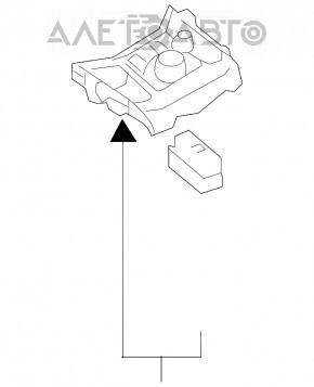 Joystick-ul de control al ecranului Mazda CX-5 17-