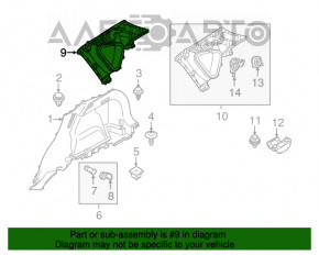 Capac spate stânga Mazda CX-5 17- gri.