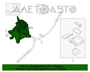 Шифтер КПП Mazda CX-5 17-