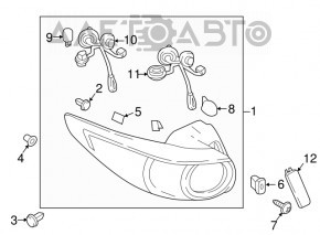 Lampa exterioară aripă dreapta Mazda CX-5 17-