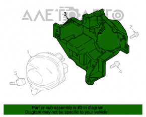 Кронштейн птф правый Mazda CX-5 17- OEM