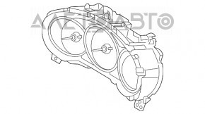 Panoul de instrumente Mazda CX-5 17- 46k zgârieturi