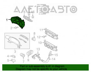 Panoul de instrumente Mazda CX-5 17- 46k zgârieturi