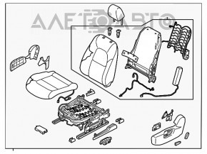 Водительское сидение Mazda CX-5 17- кожа grand touring с airbag