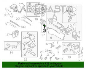 Butonul de parcare Mazda CX-5 17-