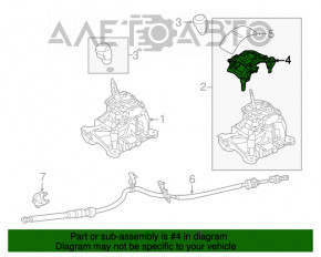 Capacul schimbatorului de viteze Mazda 6 13-15 Sport, zgarieturi