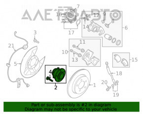 Ступица задняя правая Mazda 6 13-21 OEM