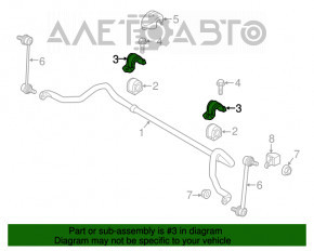 Suportul de fixare a stabilizatorului frontal stânga Mazda CX-5 17-