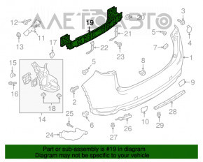 Amplificatorul de bara spate Mazda CX-5 17-