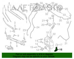 Датчик уровня жидкости бачка омывателя Mazda CX-5 13-16