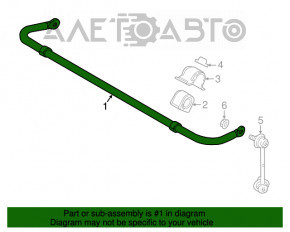 Stabilizator spate Mazda CX-9 16-18mm