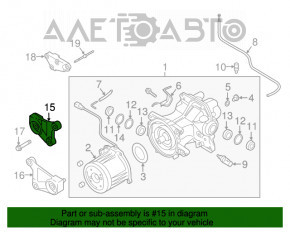 Кронштейн редуктора правый Mazda CX-5 17- новый OEM оригинал