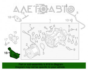 Suport reductor stânga Mazda CX-5 17- nou OEM original