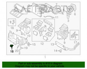 Rezistorul de încălzire Mazda CX-5 17-