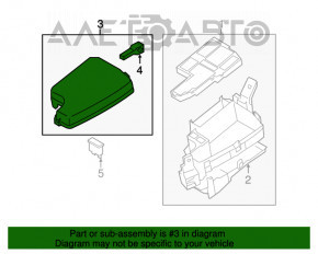 Capacul cutiei de siguranțe sub capotă pentru Mazda CX-5 13-16