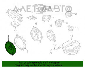 Difuzor ușă față dreapta Mazda 6 13-21 Bose