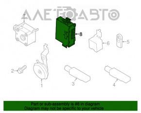 Modulul de blocare centrală Mazda 6 13-21