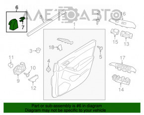 Capac oglindă laterală dreapta față Mazda CX-5 13-16