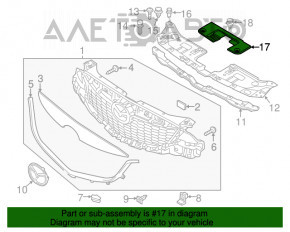 Накладка замка капота Mazda CX-5 13-16