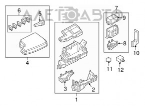 Корпус блока предохранителей подкапотный Mazda CX-9 16-