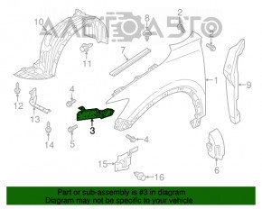 Suport aripi față stânga Mazda CX-5 13-16