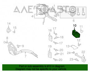 Mânerul ușii din față stânga interioară Mazda CX-5 13-16