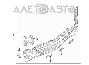 Panoul din spate al Mazda CX-5 15-16 partea centrală