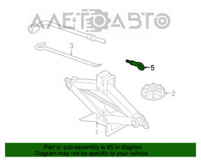 Clema de tractare Mazda CX-5 13-16 nouă OEM originală