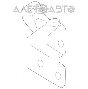 Buclele ușii din spate stânga sus Mazda 6 13-21, noi, originale OEM.