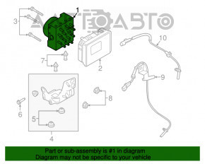 ABS ABS Ford Fusion mk5 17-20 hibrid, plug-in