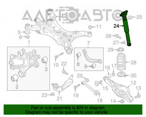 Amortizor spate stânga Mazda CX-5 13-16 FWD