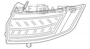 Lampa exterioară aripă dreapta Ford Edge 19- restul Titanium, ST