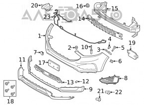 Reflectorul de pe bara din spate dreapta pentru VW Tiguan 09-17, nou, neoriginal