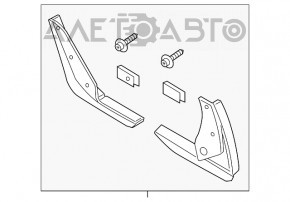 Bara de noroi față stânga Ford Edge 15-