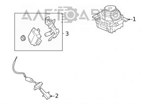 Cablu cutie de viteze Ford Edge 19- 8 trepte cutie de viteze automata 2.0T